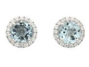 Jewellery, EARRINGS, 18K white gold, in auction: Lilla jewellery – Thursday 4 June 2020