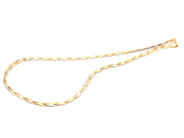 Lot, Necklace twined 18K 9,5g 42cm three-coloured, in auction: Pawn – Tuesday 16 June 2020
