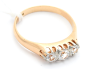 Jewellery, Ring 18K 3,3g Ø17 1/2 with white stones, in auction: Pawn – Tuesday 16 June 2020