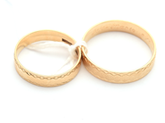 Lot, Rings two items. 18K 9,5g engraved, in auction: Pawn – Tuesday 16 June 2020