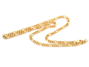 Lot, Chain Figaro 21K 9,8g 44cm hollow, in auction: Pawn – Tuesday 16 June 2020