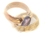 Lot, Lot of gold 14K 10,7g engraved with stone, in auction: Pawn – Tuesday 16 June 2020