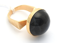 Jewellery, Ring 14K 14,4g Ø17 1/2 with stone, in auction: Pawn – Tuesday 16 June 2020