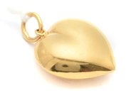 Jewellery, Pendant Heart 18K 1,5g hollow, in auction: Pawn – Tuesday 16 June 2020