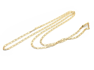 Lot, Chain 18K 7,2g 59cm three-coloured, in auction: Pawn – Tuesday 16 June 2020