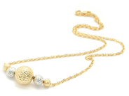 Lot, Necklace 18K 5,5g 45cm tvåfägat, in auction: Pawn – Tuesday 16 June 2020