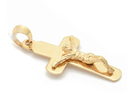 Jewellery, Pendant Crucifix 18K 1,8g length: 2,5cm, in auction: Pawn – Tuesday 16 June 2020