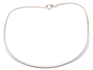 Jewellery, Necklace stiff S925 13,9g Ø11,5cm, in auction: Pawn – Tuesday 16 June 2020