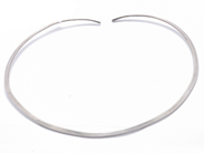Jewellery, Necklace stiff S925 15,9g Ø12cm, in auction: Pawn – Tuesday 16 June 2020