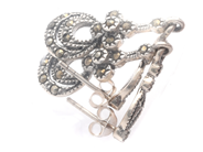 Jewellery, Earrings one pair S925 5,1g length: 4cm, with markaciter, in auction: Pawn – Tuesday 16 June 2020