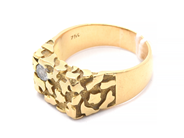 Jewellery - Ring 18K 11,6g with stone Ø19½ - View 2
