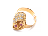 Lot, Lot of gold 21K 3g with stones, in auction: Pawn – Tuesday 16 June 2020