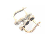 Jewellery, Earrings 14K 2,7g with stones, in auction: Pawn – Tuesday 16 June 2020