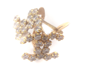Lot - Earrings 14K 1,6g with stones - View 1