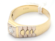 Jewellery, Ring 14K with stone 6,1g Ø20½, in auction: Pawn – Tuesday 16 June 2020