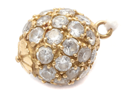 Lot - Pendant 14K with stones 5,8 - View 1