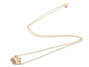 Jewellery, Necklace with stones 18K 1,7g 40cm, in auction: Pawn – Tuesday 16 June 2020