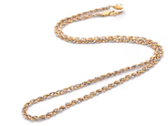 Jewellery, Kejda 18K two dyed 6,5g 42cm, in auction: Pawn – Tuesday 16 June 2020