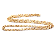 Lot, Chain Bismarck 18K 14,7g 47cm width: 0,43cm, broken clasp, in auction: Pawn – Tuesday 16 June 2020