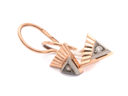 Jewellery, Earrings one pair 14K 2,2g, with white stones, in auction: Pawn – Tuesday 16 June 2020