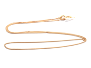 Jewellery, Chain "curb" 18K 2,2g 42,5cm width: 1,0mm, in auction: Pawn – Tuesday 16 June 2020