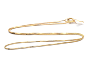 Jewellery, Chain Box-chain S925 1,8g 42,5cm, pläterad, in auction: Pawn – Tuesday 16 June 2020