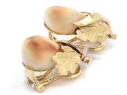 Lot, Earrings one pair 14K brv: 7,2g, details i 8K, in auction: Pawn – Tuesday 16 June 2020
