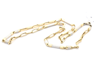 Lot, Chain 14K double-dyed 13,0g 57cm, dented links, in auction: Pawn – Tuesday 16 June 2020