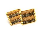 Lot, Earrings one pair 18K 51,0, length: 3,8cm width: 3,2cm, in auction: Pawn – Tuesday 16 June 2020