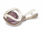 Jewellery - Pendant with månadssten February S925 brv 0,5g - View 1