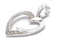 Jewellery, Pendant with diamonds 16x0,00625 tot 0,10ct according to engraving 18K 1,9g, in auction: Pawn – Tuesday 16 June 2020