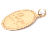 Lot, Pendant engraved damaged 18K 1,9g, in auction: Pawn – Tuesday 16 June 2020