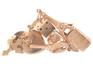 Lot, Lot of gold damaged with pearl 18K brv 8,6g, in auction: Pawn – Tuesday 16 June 2020