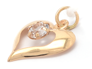 Jewellery, Pendant with stone 18K brv 0,5g, in auction: Pawn – Tuesday 16 June 2020