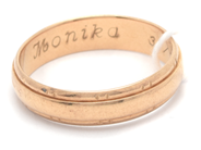 Lot, Ring engraved 18K 4,5g, in auction: Pawn – Tuesday 16 June 2020