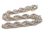 Jewellery, Necklace silver 45cm 28g, in auction: Pawn – Tuesday 16 June 2020