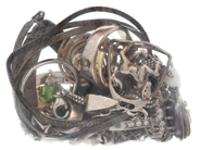 Lot, Lot of silver with pearls and stones defect damaged brv 71g, in auction: Pawn – Tuesday 16 June 2020