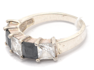 Jewellery, Ring with stones S925 Ø18 brv 5g, in auction: Pawn – Tuesday 16 June 2020