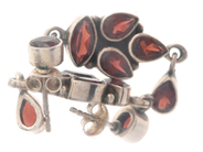 Jewellery, Earrings one pair with stones S925 brv 6,5g, in auction: Pawn – Tuesday 16 June 2020