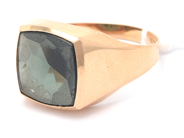 Lot, Ring with stone damaged 18K brv 5,3g, in auction: Pawn – Tuesday 16 June 2020