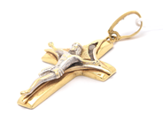 Lot, Pendant double-dyed with stones damaged 18K brv 10,6g, in auction: Pawn – Tuesday 16 June 2020