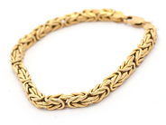 Jewellery, Bracelet Emperor link hollow 18K 22cm 18,8g, in auction: Pawn – Tuesday 16 June 2020