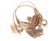 Lot, Lot of gold damaged with stone 18K brv 6,7g, in auction: Pawn – Tuesday 16 June 2020