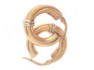 Jewellery, Earrings one pair 18K 3g, in auction: Pawn – Tuesday 16 June 2020