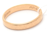 Lot, Ring engraved 18K 5,1g, in auction: Pawn – Tuesday 16 June 2020