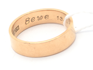 Lot, Ring engraved 18K 5,3g, in auction: Pawn – Tuesday 16 June 2020