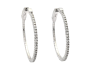 Jewellery, EARRINGS, 18K white gold, in auction: Modern – Saturday 14 September 2024