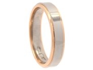 Jewellery - PLAIN RING, 18K gold/white gold - View 1