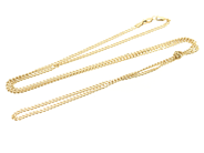 Jewellery, Necklace "curb" 75cm 14K 9,9g , in auction: Pawn – Tuesday 11 August 2020