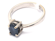 Jewellery - Ring 18K white gold 3,7g Ø17¼ with stone - View 1